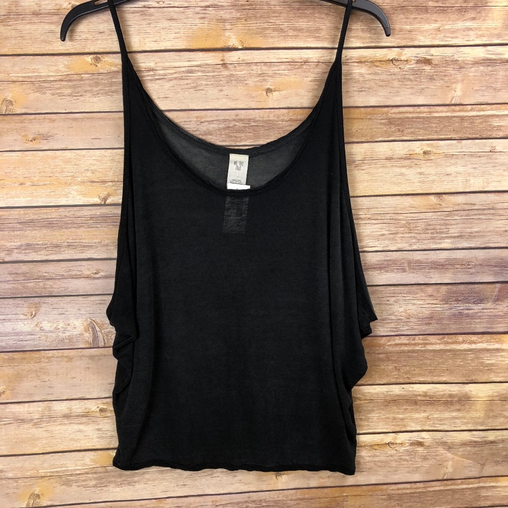 Free People NWT Black Burnout Tank Top - XS